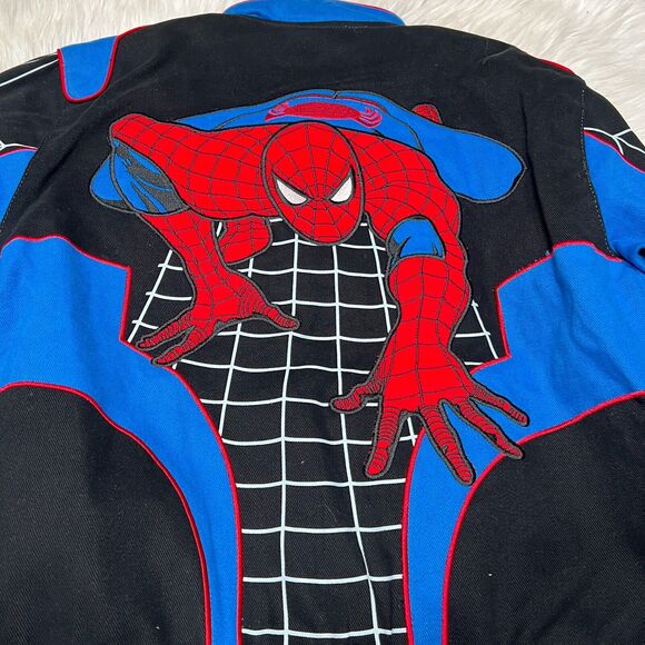 JH DESIGN YOUTH AMAZING SPIDERMAN JACKET SIZE 2XL 13-14 GREAT POWER SPIDER-MAN - Picture 6 of 8